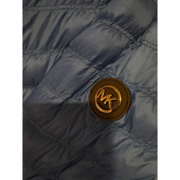 Michael Kors Blue Down Blend Puffer Small - Picture 2 of 3